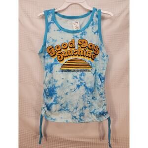Girls Lennon & Mccartney Tye-Dye Good Day Sunshine Tank Top XL 14/16 Sleeveless